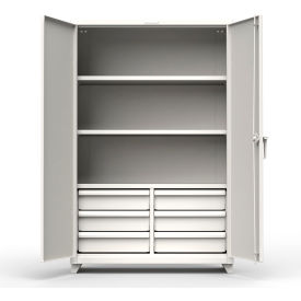 Stronghold Heavy Duty Industrial Storage Cabinet with 6 Drawers 14 Gauge 48