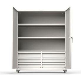 Stronghold Heavy Duty Industrial Storage Cabinet with 6 Drawers 14 Gauge 60