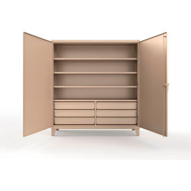 Strong Hold® Extreme Duty Storage Cabinet w/ 6 Drawers 4 Shelves 72