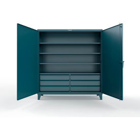 Strong Hold® Extreme Duty Storage Cabinet w/ 6 Drawers 4 Shelves 72