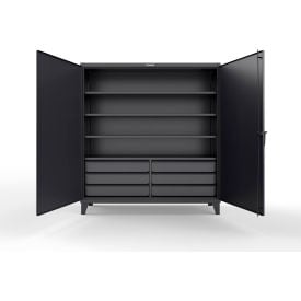 Strong Hold® Extreme Duty Storage Cabinet w/ 6 Drawers 4 Shelves 72