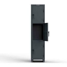 Strong Hold® 3-Tier 3 Door Extra Heavy Duty Locker 18