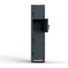 Strong Hold® 4-Tier 4 Door Extra Heavy Duty Locker 18