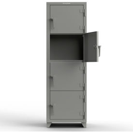 Strong Hold® 4-Tier 4 Door Extra Heavy Duty Locker 24