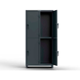 Strong Hold® 2-Tier 4 Door Extra Heavy Duty Locker 36