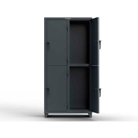 Strong Hold® 2-Tier 4 Door Extra Heavy Duty Locker 36