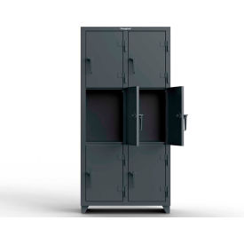 Strong Hold® 3-Tier 6 Door Extra Heavy Duty Locker 36