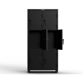 Strong Hold® 3-Tier 6 Door Extra Heavy Duty Locker 36