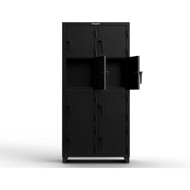 Strong Hold® 4-Tier 8 Door Extra Heavy Duty Locker 36