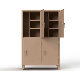 Strong Hold® 2-Tier 4 Door Extreme Duty Locker 8 Shelves 50
