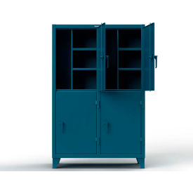 Strong Hold® 2-Tier 4 Door Extreme Duty Locker 8 Shelves 50