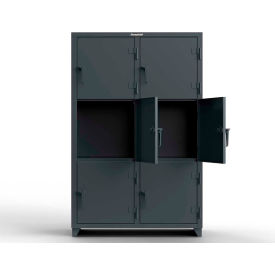 Strong Hold® 3-Tier 6 Door Extra Heavy Duty Locker 48