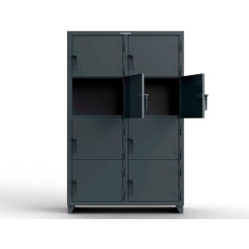 Strong Hold® 4-Tier 8 Door Extra Heavy Duty Locker 48