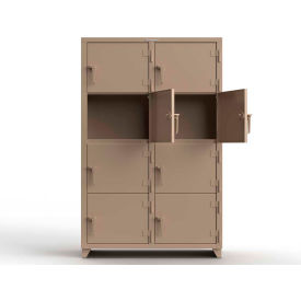 Strong Hold® 4-Tier 8 Door Extra Heavy Duty Locker 48