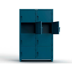 Strong Hold® 4-Tier 8 Door Extra Heavy Duty Locker 48