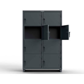 Strong Hold® 4-Tier 8 Door Extra Heavy Duty Locker 48