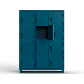 Strong Hold® 4-Tier 12 Door Extra Heavy Duty Locker 54