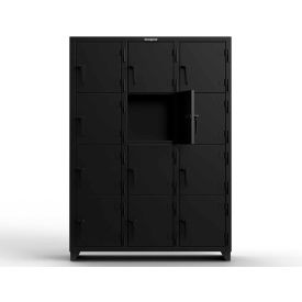 Strong Hold® 4-Tier 12 Door Extra Heavy Duty Locker 54