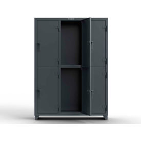 Strong Hold® 2-Tier 6 Door Extra Heavy Duty Locker 54