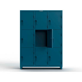 Strong Hold® 3-Tier 9 Door Extra Heavy Duty Locker 54