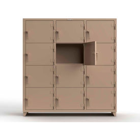 Strong Hold® 4-Tier 12 Door Extra Heavy Duty Locker 72