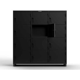 Strong Hold® 4-Tier 12 Door Extra Heavy Duty Locker 72