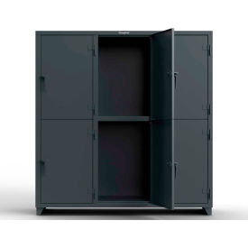 Strong Hold® 2-Tier 6 Door Extra Heavy Duty Locker 72