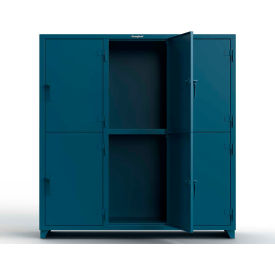 Strong Hold® 2-Tier 6 Door Extra Heavy Duty Locker 72