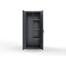 Strong Hold® Heavy Duty Janitorial Cabinet w/ 3 Half Shelves 30