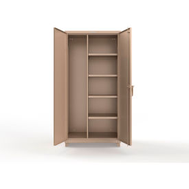 Strong Hold® Extra Heavy Duty Janitorial Cabinet w/ 4 Shelves 36