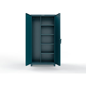Strong Hold® Extra Heavy Duty Janitorial Cabinet w/ 4 Shelves 36