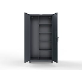 Strong Hold® Extra Heavy Duty Janitorial Cabinet w/ 4 Shelves 36