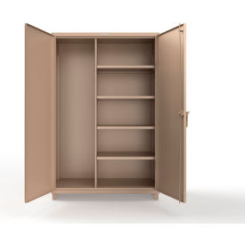 Strong Hold® Extra Heavy Duty Janitorial Cabinet w/ 4 Shelves 48