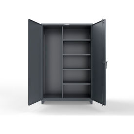 Strong Hold® Extra Heavy Duty Janitorial Cabinet w/ 4 Shelves 48