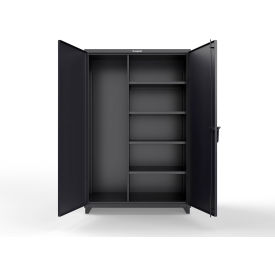 Strong Hold® Extra Heavy Duty Janitorial Cabinet w/ 4 Shelves 48