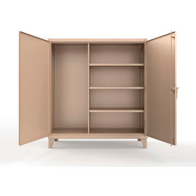 Strong Hold® Extreme Duty Janitorial Cabinet w/ 3 Shelves 60