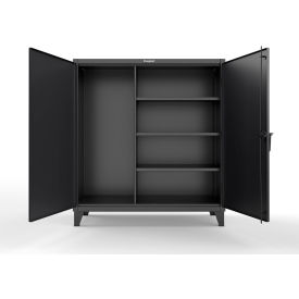 Strong Hold® Extreme Duty Janitorial Cabinet w/ 3 Shelves 60