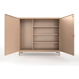 Strong Hold® Extreme Duty Janitorial Cabinet w/ 3 Shelves 72