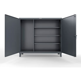 Strong Hold® Extreme Duty Janitorial Cabinet w/ 3 Shelves 72