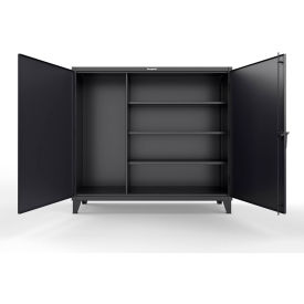Strong Hold® Extreme Duty Janitorial Cabinet w/ 3 Shelves 72