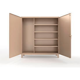 Strong Hold® Extreme Duty Janitorial Cabinet w/ 4 Shelves 72