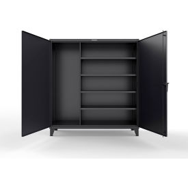 Strong Hold® Extreme Duty Janitorial Cabinet w/ 4 Shelves 72