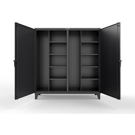 Strong Hold® Extreme Duty Double Shift Janitorial Cabinet 72