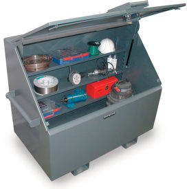Strong Hold® Extreme Duty Job Site Box with 3 Shelves 60