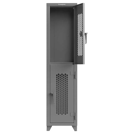 Locker, 18 in W, 18 in D, 75 in H MPN:1.66-2H-18-2T-L