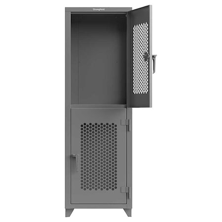 Locker, 24 in W, 24 in D, 75 in H MPN:26-2H-24-2T-L