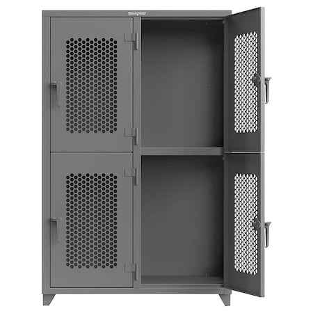 Locker, 48 in W, 24 in D, 75 in H MPN:46-4H-24-2T-L