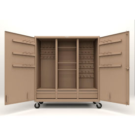 Strong Hold® Extreme Duty Mobile Rigging Cabinet 12 Gauge 72