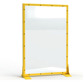 StrongHold® Clearview Polycarbonate Industrial Work Station Partition 36