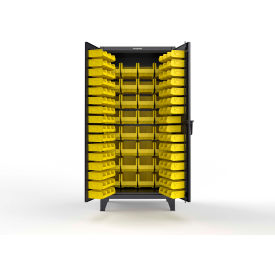 Strong Hold® Extreme Duty All Bin Cabinet 126 Bins 36